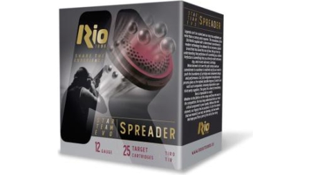 Rio Star Team Evo Spreader High Velocity Shotshells 12ga 2-3/4" 1-1/8oz 1250 fps #7.5 25/ct