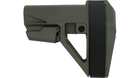 SB Tactical SBA5 Pistol Stabilizing Brace 5-Position Adjustable for AR-15 OD Green