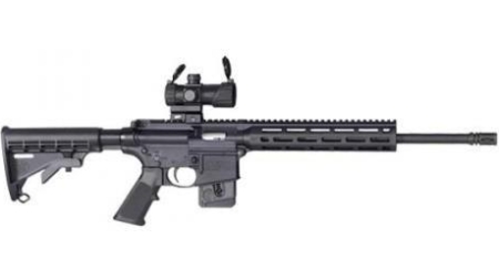 S&W M&P 15-22 Sport Rifle .22LR 10rd Magazine 16.5" Barrel with MP-100 M&P Red/Green Dot Optic