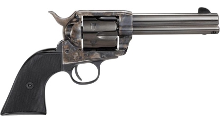 Taylor & Co TC9 1873 Single Action Handgun 9mm Luger 6rd Capacity 4.75" Barrel Black Army Checkered Grip