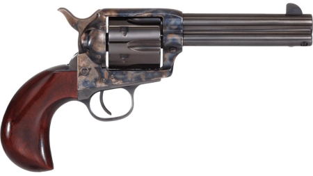Taylor & Company 1873 Cattleman Handgun .357 Mag/.38 Spl 6rd Capacity 4.75" Blued Barrel Case Hardened Frame Wood Grip