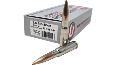 Underwood Subsonic Rifle Ammunition 8.6 Blackout 300gr HPBT 950 fps 20/ct