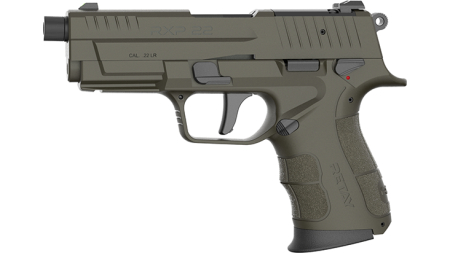 Retay RXP22 Handgun .22 LR 10rd Magazines(2) 4" Threaded Barrel OD Green Frame/Slide