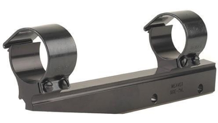 Weaver Detachable Side Mount Aluminum Scope Rings & Base Mount 1" High (Long Style)