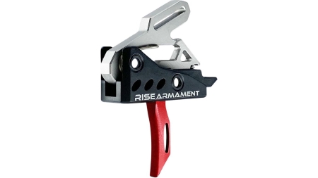Rise Armament RA-535 Advanced Performance Single Stage AR Rifle Trigger 3.5 lb Curved Red