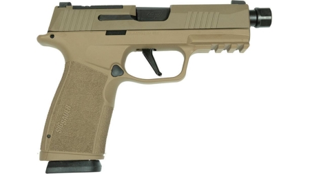 Sig Sauer P365 XMacro Handgun 9mm Luger 17rd Magazines (2) 3.7" Barrel Two Tone Tan TB