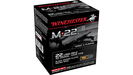 WINCHESTER M*22 22LR 40GR BLK CPRN 1000RD/BX