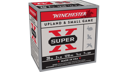 WINCHESTER SUPER X UPLAND 20G 2-3/4" #7.5 7/8OZ 25RD BX 250RD CS