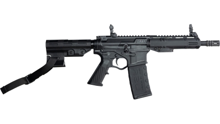 ATI ALPHA MAXX HGA 5.56 7.5" PISTOL W/7" POLY MLOK HANGUARD F/U SIGHTS W/BRACE