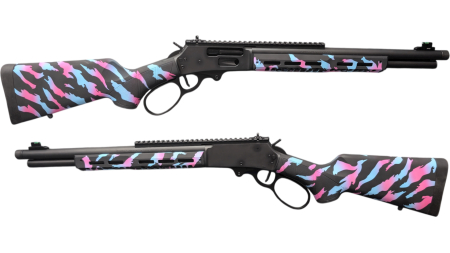 SMITH & WESSON 1854 STEALTH HUNTER MIAMI TIGER STRIPE 45LC LEVER ACTION 16.3" 8+1RD