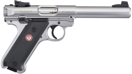 RUGER MKIV TARGET 22LR 5.5" SS 10+1