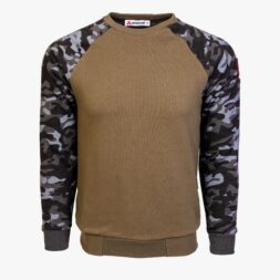Arsenal X-Large Khaki / Black Camo Cotton-Poly Standard Fit Pullover Sweater