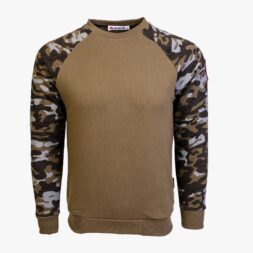 Arsenal Large Khaki / Camo Series Utility Cotton-Poly Standard Fit Pullover Sweater