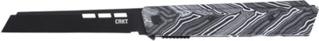 CRKT ZEPHYR 3.22" PLAIN EDGE - WHITE/BLACK G10 LINER LOCK
