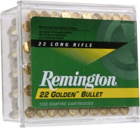 REMINGTON 22LR 40GR PLATED - LEAD-RN HIGH-VEL 100RD 50BX/CS