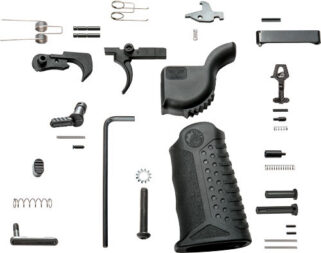 BATTLE ARMS ENHANCED COMPLETE - LOWER PARTS KIT STEEL BLACK