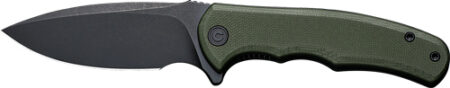 CIVIVI KNIFE MINI PRAXIS 2.98" - OD GREEN G10/BLACK CLAM PACK