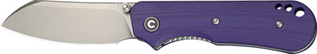 CIVIVI KNIFE CRABBY 2.7" G-10 - PURPLE STONEWASH LINER LOCK