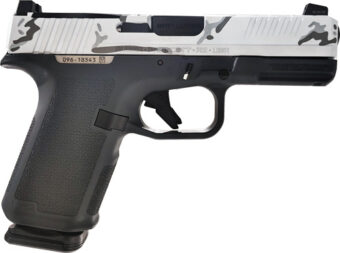 RUGER RXM 9MM LUGER 4" ADJ - 15-SHOT WHITE CAMO SLIDE