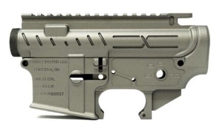 FAXON AR-15 X-TRA LITE - RECEIVER SET TITANIUM STRIPPED