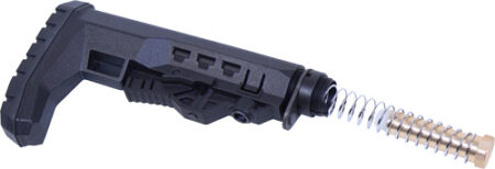 GUNTEC AR15 M.P.M. STOCK - MULTI POINT MOD STOCK BLACK