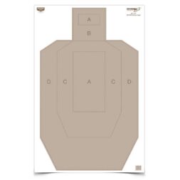 Birchwood Casey EZE-Scorer Paper Practice Targets 23" x 35" IPSC 100/ct