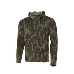 Muddy DV8 Quest Midweight Quarter Zip Hoodie Mossy Oak Bottomland L