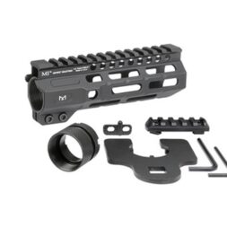 Midwest Industries Combat Rail One Piece Free Float MLOK Handguard 6" Black