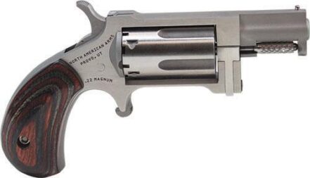 NAA Sidewinder Mini Revolver.22 WMR 1.5" Barrel Red/Black Grip