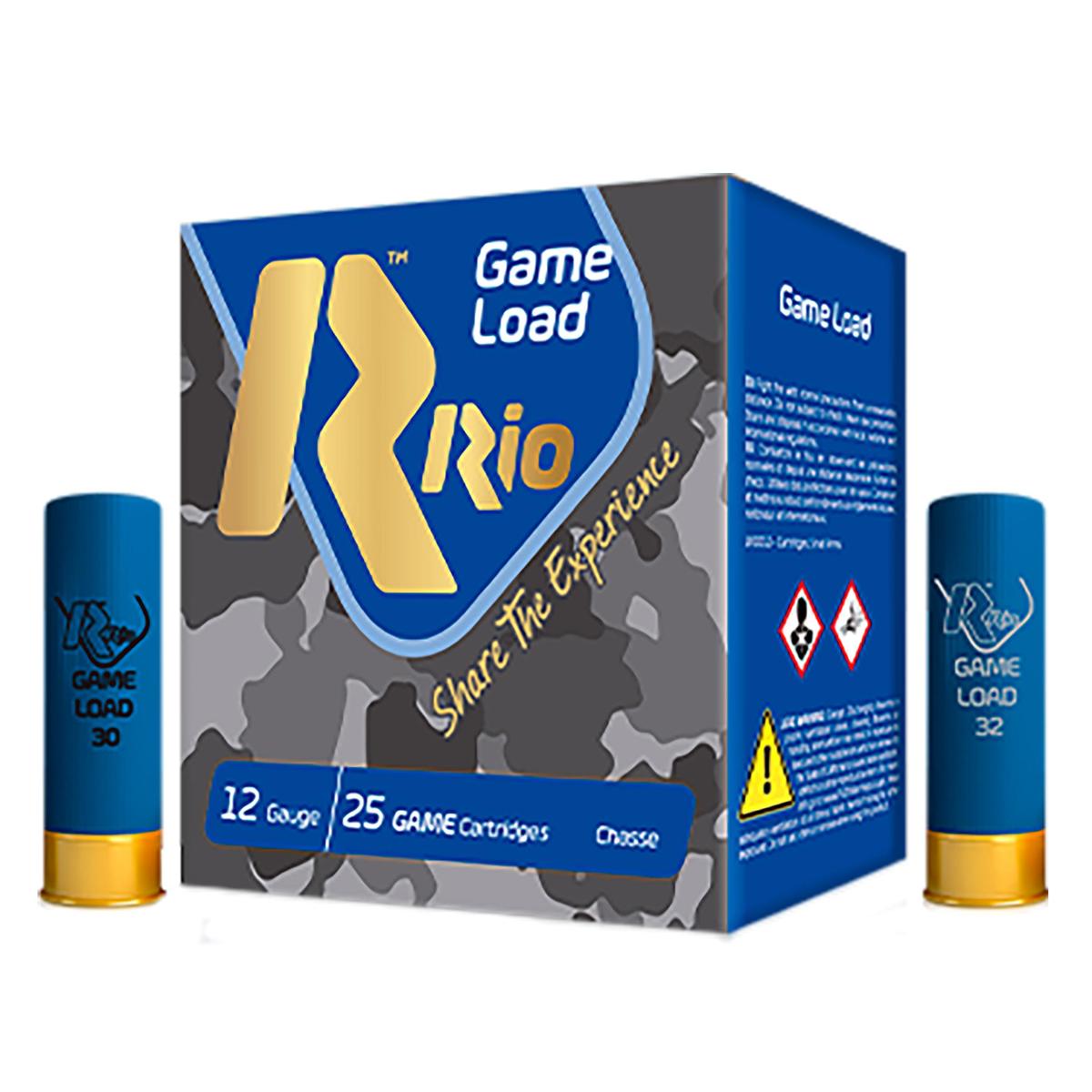 Rio Top Game Magnum Lead Load Shotshells 12ga 3" 1-3/4oz 1250 fps #7.5 25/ct