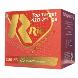 Rio Top Target Shotshells 410ga 2-1/2" 1/2oz 1200 fps #8 25/ct