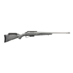 Ruger American Rifle Gen II 450 Bushmaster 3rd Magazine 20" Threaded Barrel Gray Splatter Stock