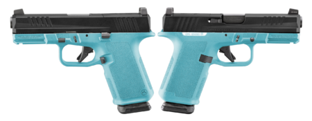 RUGER RXM 9MM PISTOL 4" BBL ROBIN EGG BLUE MAGPUL EHG, O.R. 2-15RD MAGS - ORION EXCLUSIVE