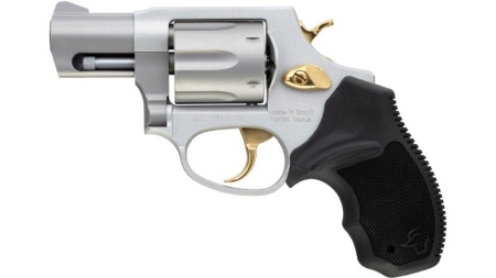 Taurus 856 Ultra Lite .38 Spl(+P) 6rds 2" Barrel Stainless w/Gold Accents